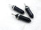 Blue Goldstone Gemstone Pendants, 8x38mm, Free Form Pendant, Sold As 1 Piece.